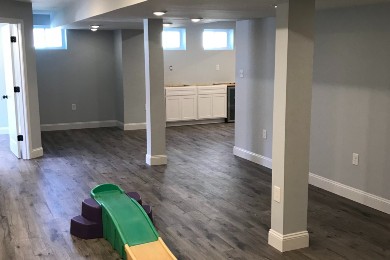 Finished Basement in Troy